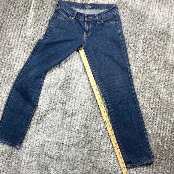 Y2K Old Navy The Diva Womens Size 2 Short Low Rise Medium Wash Straight Jeans - Picture 5 of 10